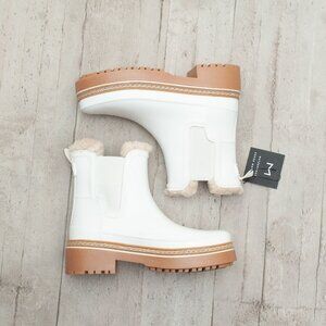NWT Marc Fisher LTD Fargo Waterproof Faux Fur Trim Boots size 7